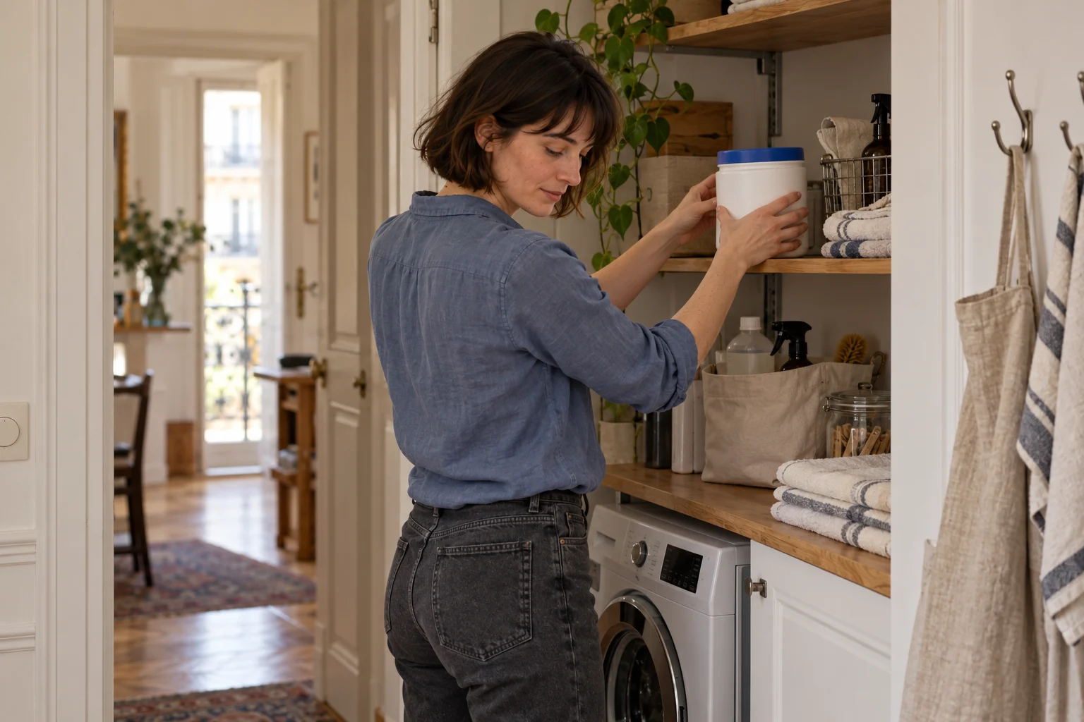 Poudre de soin du linge · Le format poudre pour votre routine textile.