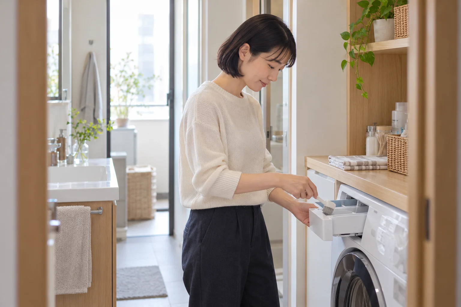 洗濯機のにおいが気になる